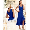 image:imageBeryLove Formal Wedding Guest Evening Midi Ruffle Dresses Prom Cocktail Party Mother of The Bride DressRoyalblue