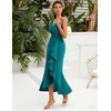 image:imageBeryLove Formal Wedding Guest Evening Midi Ruffle Dresses Prom Cocktail Party Mother of The Bride DressTeal Blue