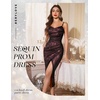 image:imageBeryLove Summer Sequin Cocktail Prom Wedding Guest Dresses Sparkly Party Evening Formal Spaghetti Strap DressBlack Pink