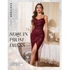 image:imageBeryLove Summer Sequin Cocktail Prom Wedding Guest Dresses Sparkly Party Evening Formal Spaghetti Strap DressBurgundy