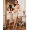 image:imageBeryLove Summer Sequin Cocktail Prom Wedding Guest Dresses Sparkly Party Evening Formal Spaghetti Strap DressChampagne