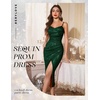 image:imageBeryLove Summer Sequin Cocktail Prom Wedding Guest Dresses Sparkly Party Evening Formal Spaghetti Strap DressDarkgreen