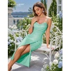 image:imageBeryLove Summer Sequin Cocktail Prom Wedding Guest Dresses Sparkly Party Evening Formal Spaghetti Strap DressLight Green