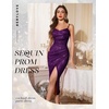 image:imageBeryLove Summer Sequin Cocktail Prom Wedding Guest Dresses Sparkly Party Evening Formal Spaghetti Strap DressPurple