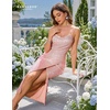 image:imageBeryLove Summer Sequin Cocktail Prom Wedding Guest Dresses Sparkly Party Evening Formal Spaghetti Strap DressRose Gold