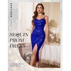 image:imageBeryLove Summer Sequin Cocktail Prom Wedding Guest Dresses Sparkly Party Evening Formal Spaghetti Strap DressRoyalblue