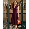 image:imageBeryLove Vintage 1950s Cocktail Dresses for Women Semi Formal Button Down ALine Tea Party DressBurgundy