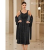image:imageBeryLove Wedding Guest Dress Sequin Formal Party Prom Gowns Evening Two Piece Sparkly Cocktail DressesBlack