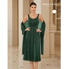 image:imageBeryLove Wedding Guest Dress Sequin Formal Party Prom Gowns Evening Two Piece Sparkly Cocktail DressesDark Green