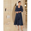 image:imageBeryLove Wedding Guest Dress Sequin Formal Party Prom Gowns Evening Two Piece Sparkly Cocktail DressesNavy