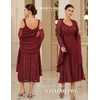 image:imageBeryLove Wedding Guest Dress Sequin Formal Party Prom Gowns Evening Two Piece Sparkly Cocktail DressesRed