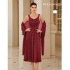 image:imageBeryLove Wedding Guest Dress Sequin Formal Party Prom Gowns Evening Two Piece Sparkly Cocktail DressesRed