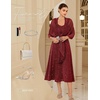 image:imageBeryLove Wedding Guest Dress Sequin Formal Party Prom Gowns Evening Two Piece Sparkly Cocktail DressesRed