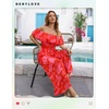 image:imageBeryLove Women Floral Casual Jumpsuit Summer Off The Shoulder Wide Leg Vacation Beach Jumpsuits with PocketsRosered