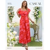 image:imageBeryLove Women Floral Casual Jumpsuit Summer Off The Shoulder Wide Leg Vacation Beach Jumpsuits with PocketsRosered