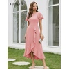 image:imageBeryLove Women Formal Party Dress Flutter Short Sleeve Wedding Cocktail Long Evening DressBlush
