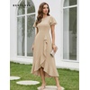 image:imageBeryLove Women Formal Party Dress Flutter Short Sleeve Wedding Cocktail Long Evening DressChampagne