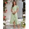 image:imageBeryLove Women Formal Party Dress Flutter Short Sleeve Wedding Cocktail Long Evening DressLight Green