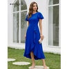 image:imageBeryLove Women Formal Party Dress Flutter Short Sleeve Wedding Cocktail Long Evening DressRoyal Blue