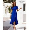 image:imageBeryLove Women Formal Party Dress Flutter Short Sleeve Wedding Cocktail Long Evening DressRoyal Blue