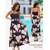 image:imageBeryLove Women Summer Floral Maxi Dress Casual Spaghetti Strap Beach Sun Dresses