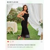 image:imageBeryLove Women Summer Floral Mesh Wedding Guest Cocktail Spaghetti Strap Dress