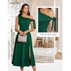 image:imageBeryLove Womens Formal Elegant Wedding Guest Dresses One Shoulder A Line Maxi Cocktail Slit DressBdarkgreen