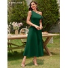 image:imageBeryLove Womens Formal Elegant Wedding Guest Dresses One Shoulder A Line Maxi Cocktail Slit DressBdarkgreen