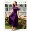 image:imageBeryLove Womens Formal Elegant Wedding Guest Dresses One Shoulder A Line Maxi Cocktail Slit DressBgrape