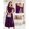 image:imageBeryLove Womens Formal Elegant Wedding Guest Dresses One Shoulder A Line Maxi Cocktail Slit DressBgrape
