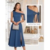 image:imageBeryLove Womens Formal Elegant Wedding Guest Dresses One Shoulder A Line Maxi Cocktail Slit DressBgrey Blue