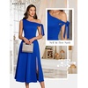 image:imageBeryLove Womens Formal Elegant Wedding Guest Dresses One Shoulder A Line Maxi Cocktail Slit DressBroyal Blue