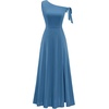image:imageBeryLove Womens Formal Elegant Wedding Guest Dresses One Shoulder A Line Maxi Cocktail Slit DressGrey Blue