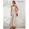 image:imageBeryLove Womens Pants Romper Summer Drawstring Waist Graduation Jumpsuit 2025 One Piece Outfit