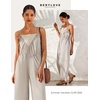 image:imageBeryLove Womens Pants Romper Summer Drawstring Waist Graduation Jumpsuit 2025 One Piece Outfit