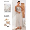 image:imageBeryLove Womens Pants Romper Summer Drawstring Waist Graduation Jumpsuit 2025 One Piece Outfit