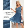image:imageBeryLove Womens Sequin Homecoming Formal OneShoulder Cocktail Dress for TeensGrey Bluenew