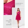 image:imageBeryLove Womens Sequin Homecoming Formal OneShoulder Cocktail Dress for TeensTulle Hot Pink