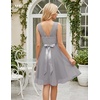 image:imageBeryLove Womens Short Prom Dresses for Teens Sleeveless Flowy A Line Wedding Guest Lace Formal DressShortgrey