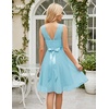 image:imageBeryLove Womens Short Prom Dresses for Teens Sleeveless Flowy A Line Wedding Guest Lace Formal DressShortlight Blue