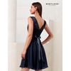 image:imageBeryLove Womens Short Prom Dresses for Teens Sleeveless Flowy A Line Wedding Guest Lace Formal DressShortnavy