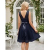image:imageBeryLove Womens Short Prom Dresses for Teens Sleeveless Flowy A Line Wedding Guest Lace Formal DressShortnavy