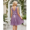 image:imageBeryLove Womens Short Prom Dresses for Teens Sleeveless Flowy A Line Wedding Guest Lace Formal DressShortpurple