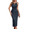 image:imageBeryLove Sequin Homecoming Cocktail Formal Spaghetti Strap Dresses Wedding Guest Glitter Sparkly Party Prom DressBdarkblue