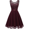 Burgundy Sequin