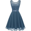 Grey Blue Sequin