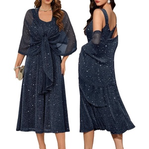 image:imageBeryLove Wedding Guest Dress Sequin Formal Party Prom Gowns Evening Two Piece Sparkly Cocktail DressesNavy