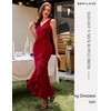 image:imageBeryLove Formal Wedding Guest Evening Midi Ruffle Dresses Prom Cocktail Party Mother of The Bride DressRed