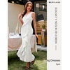image:imageBeryLove Formal Wedding Guest Evening Midi Ruffle Dresses Prom Cocktail Party Mother of The Bride DressWhite