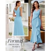 image:imageBeryLove Formal Wedding Guest Evening Midi Ruffle Dresses Prom Cocktail Party Mother of The Bride DressLightblue